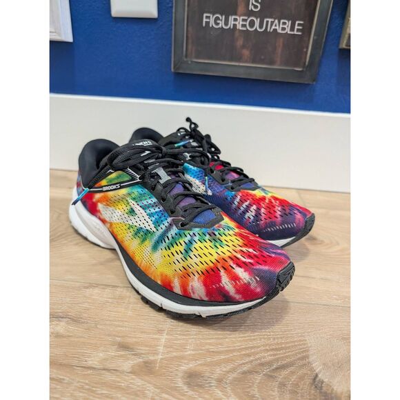 Brooks Launch 5 Rock n Roll Tie Die Marathon Series Men's 10.5 D Running Shoes - Picture 1 of 16